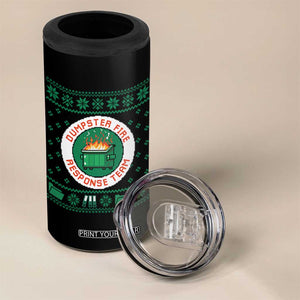 Funny Dumpster Fire Response Team 4 in 1 Can Cooler Tumbler Office Party Holiday Chaos Humor TS02 Print Your Wear