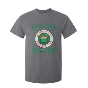Funny Dumpster Fire Response Team T Shirt For Kid Office Party Holiday Chaos Humor TS02 Charcoal Print Your Wear