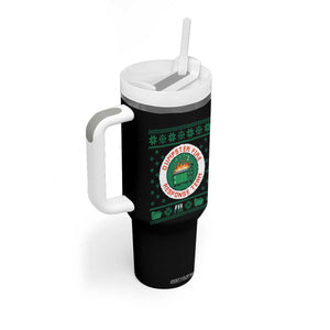 Funny Dumpster Fire Response Team Tumbler With Handle Office Party Holiday Chaos Humor TS02 Print Your Wear