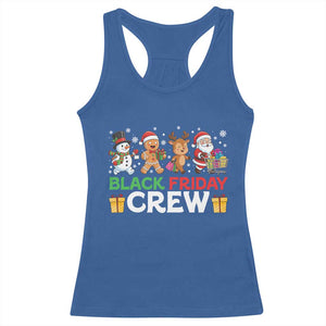 Black Friday Crew Christmas Racerback Tank Top Funny Holiday Shopping Squad TS02 Royal Blue Print Your Wear