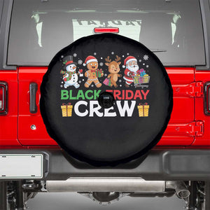Black Friday Crew Christmas Spare Tire Cover Funny Holiday Shopping Squad TS02 Black Print Your Wear