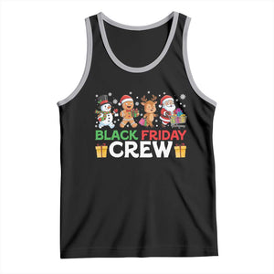 Black Friday Crew Christmas Tank Top Funny Holiday Shopping Squad TS02 Black Athletic Heather Print Your Wear