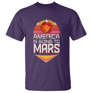 Trump 2025 T Shirt America Is Going To Mars Funny USA Patriotic Party TS02 Purple Print Your Wear