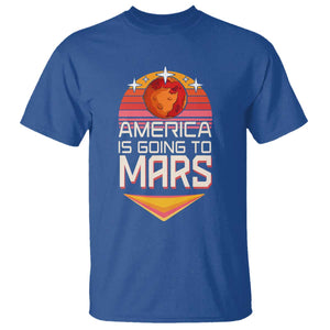 Trump 2025 T Shirt America Is Going To Mars Funny USA Patriotic Party TS02 Royal Blue Print Your Wear