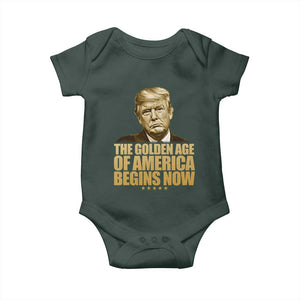 Trump 2025 Baby Onesie Golden Age Of America Begins Now Inauguration Speech TS02 Print Your Wear