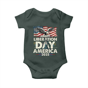 Trump 2025 Baby Onesie Happy Liberation Day 2025 Trump January 20Th 2025 TS02 Print Your Wear
