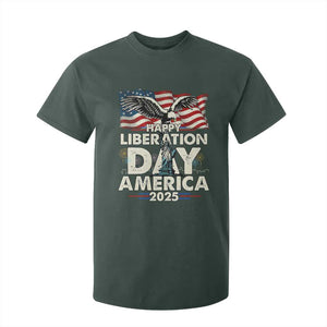 Trump 2025 T Shirt For Kid Happy Liberation Day 2025 Trump January 20Th 2025 TS02 Dark Forest Green Print Your Wear