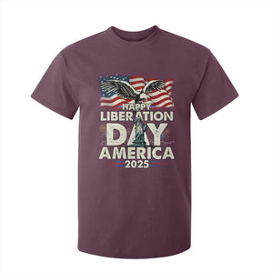 Trump 2025 T Shirt For Kid Happy Liberation Day 2025 Trump January 20Th 2025 TS02 Maroon Print Your Wear