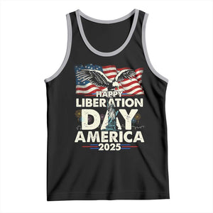 Trump 2025 Tank Top Happy Liberation Day 2025 Trump January 20Th 2025 TS02 Black Athletic Heather Print Your Wear