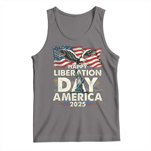 Trump 2025 Tank Top Happy Liberation Day 2025 Trump January 20Th 2025 TS02 Deep Heather Print Your Wear