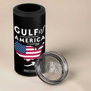 Trump America's Gulf 4 in 1 Can Cooler Tumbler Gulf Of The Usa American Flag Pride Patriotic TS02 Print Your Wear