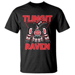 Tlingit Raven Totem T Shirt Alaska Native Tribal Art Design TS02 Black Print Your Wear