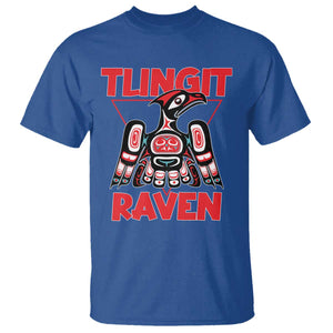Tlingit Raven Totem T Shirt Alaska Native Tribal Art Design TS02 Royal Blue Print Your Wear