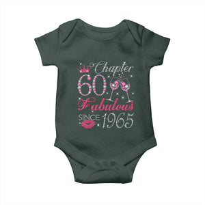 Chapter 60 Fabulous Baby Onesie Sparkle Since 1965 60Th Birthday Gift For Women TS02 Print Your Wear