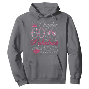 Chapter 60 Fabulous Hoodie Sparkle Since 1965 60Th Birthday Gift For Women TS02 Charcoal Print Your Wear