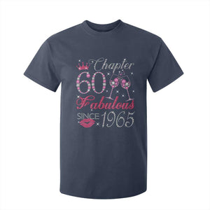 Chapter 60 Fabulous T Shirt For Kid Sparkle Since 1965 60Th Birthday Gift For Women TS02 Navy Print Your Wear