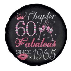 Chapter 60 Fabulous Spare Tire Cover Sparkle Since 1965 60Th Birthday Gift For Women TS02 Print Your Wear