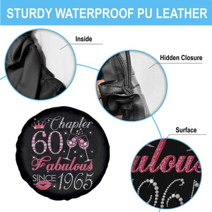 Chapter 60 Fabulous Spare Tire Cover Sparkle Since 1965 60Th Birthday Gift For Women TS02 Print Your Wear