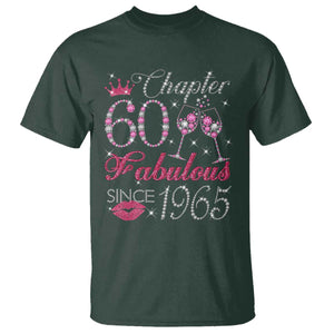 Chapter 60 Fabulous T Shirt Sparkle Since 1965 60Th Birthday Gift For Women TS02 Dark Forest Green Print Your Wear