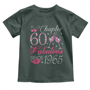 Chapter 60 Fabulous Toddler T Shirt Sparkle Since 1965 60Th Birthday Gift For Women TS02 Dark Forest Green Print Your Wear