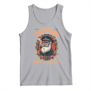 Funny Motor Boat Captain Tank Top Pontoon SOB Motor Boating Vintage TS02 Athletic Heather Print Your Wear