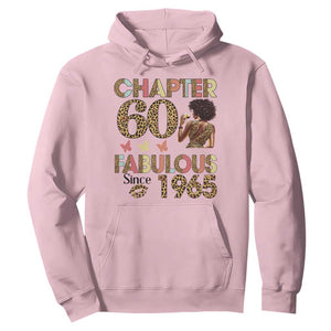 Chapter 60 Fabulous Leopard Hoodie Since 1965 60Th Birthday Gift For Women TS02 Light Pink Print Your Wear