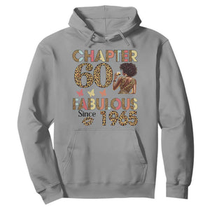 Chapter 60 Fabulous Leopard Hoodie Since 1965 60Th Birthday Gift For Women TS02 Sport Gray Print Your Wear