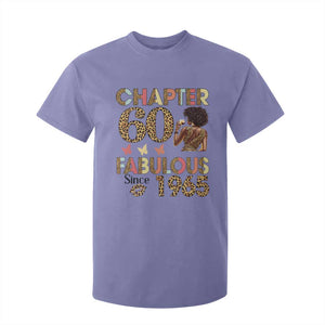Chapter 60 Fabulous Leopard T Shirt For Kid Since 1965 60Th Birthday Gift For Women TS02 Violet Print Your Wear