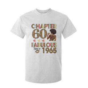 Chapter 60 Fabulous Leopard T Shirt For Kid Since 1965 60Th Birthday Gift For Women TS02 White Print Your Wear