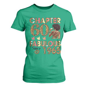 Chapter 60 Fabulous Leopard T Shirt For Women Since 1965 60Th Birthday Gift For Women TS02 Irish Green Print Your Wear