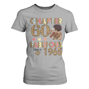 Chapter 60 Fabulous Leopard T Shirt For Women Since 1965 60Th Birthday Gift For Women TS02 Sport Gray Print Your Wear