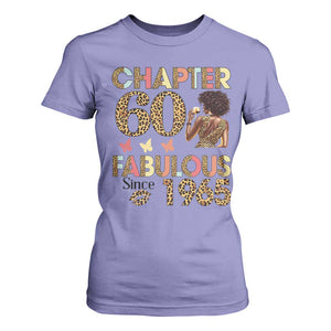 Chapter 60 Fabulous Leopard T Shirt For Women Since 1965 60Th Birthday Gift For Women TS02 Violet Print Your Wear