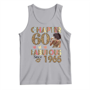 Chapter 60 Fabulous Leopard Tank Top Since 1965 60Th Birthday Gift For Women TS02 Athletic Heather Print Your Wear