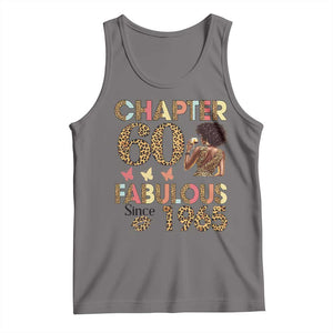 Chapter 60 Fabulous Leopard Tank Top Since 1965 60Th Birthday Gift For Women TS02 Deep Heather Print Your Wear