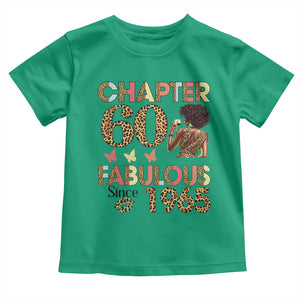 Chapter 60 Fabulous Leopard Toddler T Shirt Since 1965 60Th Birthday Gift For Women TS02 Irish Green Print Your Wear