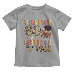 Chapter 60 Fabulous Leopard Toddler T Shirt Since 1965 60Th Birthday Gift For Women TS02 Sport Gray Print Your Wear