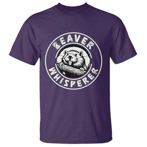 Beaver Whisperer T Shirt Funny Wildlife Lover Nature Humor TS02 Purple Print Your Wear