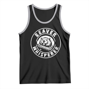 Beaver Whisperer Tank Top Funny Wildlife Lover Nature Humor TS02 Black Athletic Heather Print Your Wear