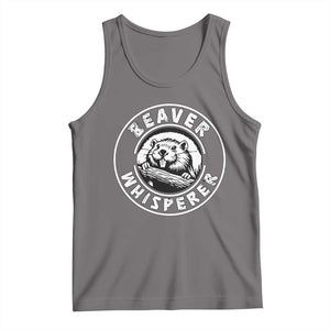 Beaver Whisperer Tank Top Funny Wildlife Lover Nature Humor TS02 Deep Heather Print Your Wear