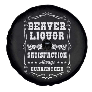 Funny Beaver Liquor Spare Tire Cover Adult Drinking Humor Pun Vintage TS02 Print Your Wear