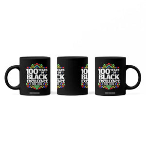 100 Years of Black Excellence 1926 2026 Coffee Mug African Tribal Pattern Heritage Celebrating Black History TS02 Print Your Wear