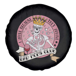 Skull Mom Spare Tire Cover I Wine Because They Whine Mother's Day Gifts TS02 Print Your Wear