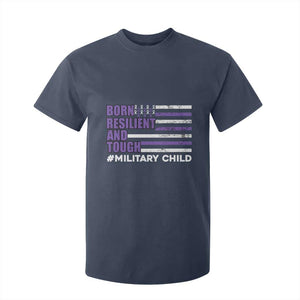 Military Child Born Resilient Tough T Shirt For Kid Month Of The Military Kids Army Soldier American Flag TS02 Navy Print Your Wear