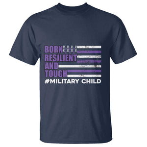 Military Child Born Resilient Tough T Shirt Month Of The Military Kids Army Soldier American Flag TS02 Navy Print Your Wear