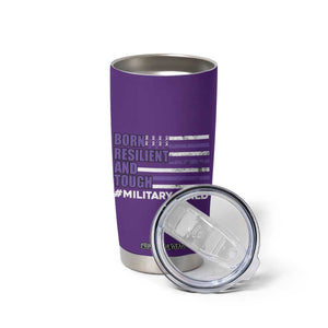 Military Child Born Resilient Tough Tumbler Cup Month Of The Military Kids Army Soldier American Flag TS02 Print Your Wear