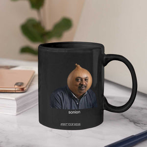 Viral Sonion Surreal Meme Coffee Mug Funny Crying Onion Man Aesthetic Joke TS02 Print Your Wear