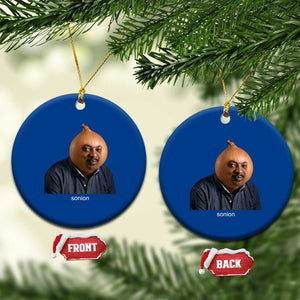 Viral Sonion Surreal Meme Ceramic Ornament Funny Crying Onion Man Aesthetic Joke TS02 1pc Blue Print Your Wear