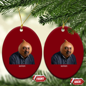 Viral Sonion Surreal Meme Ceramic Ornament Funny Crying Onion Man Aesthetic Joke TS02 Print Your Wear