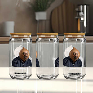 Viral Sonion Surreal Meme Glass Can Funny Crying Onion Man Aesthetic Joke TS02 Print Your Wear