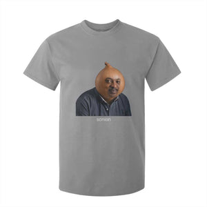 Viral Sonion Surreal Meme T Shirt For Kid Funny Crying Onion Man Aesthetic Joke TS02 Sport Gray Print Your Wear
